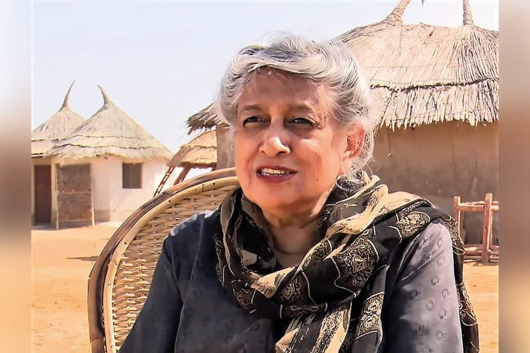 L’architecte Yasmeen Lari, interviewée par la BBC en 2020