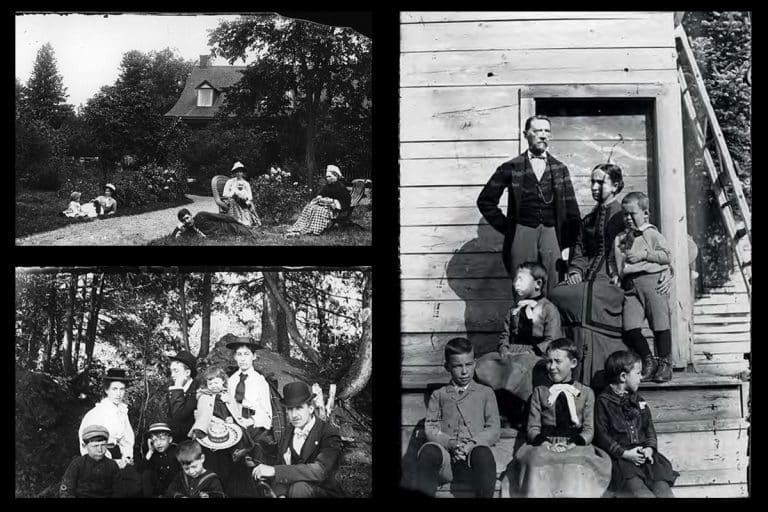 Déménager - Des familles des environs de Drummondville, au Québec, vers 1895
